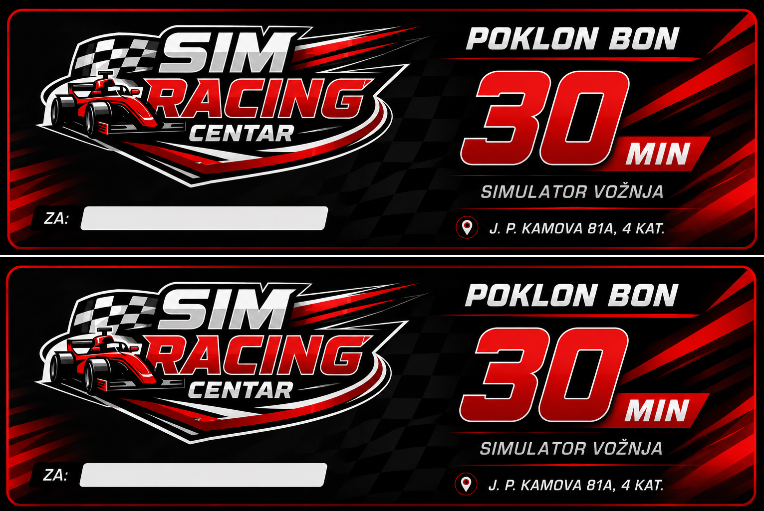 Poklon bon 30 minuta