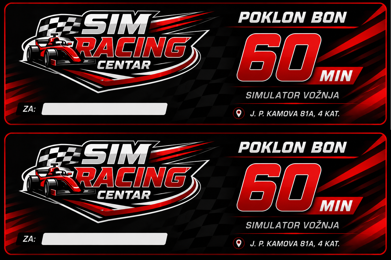 Poklon bon 60 minuta